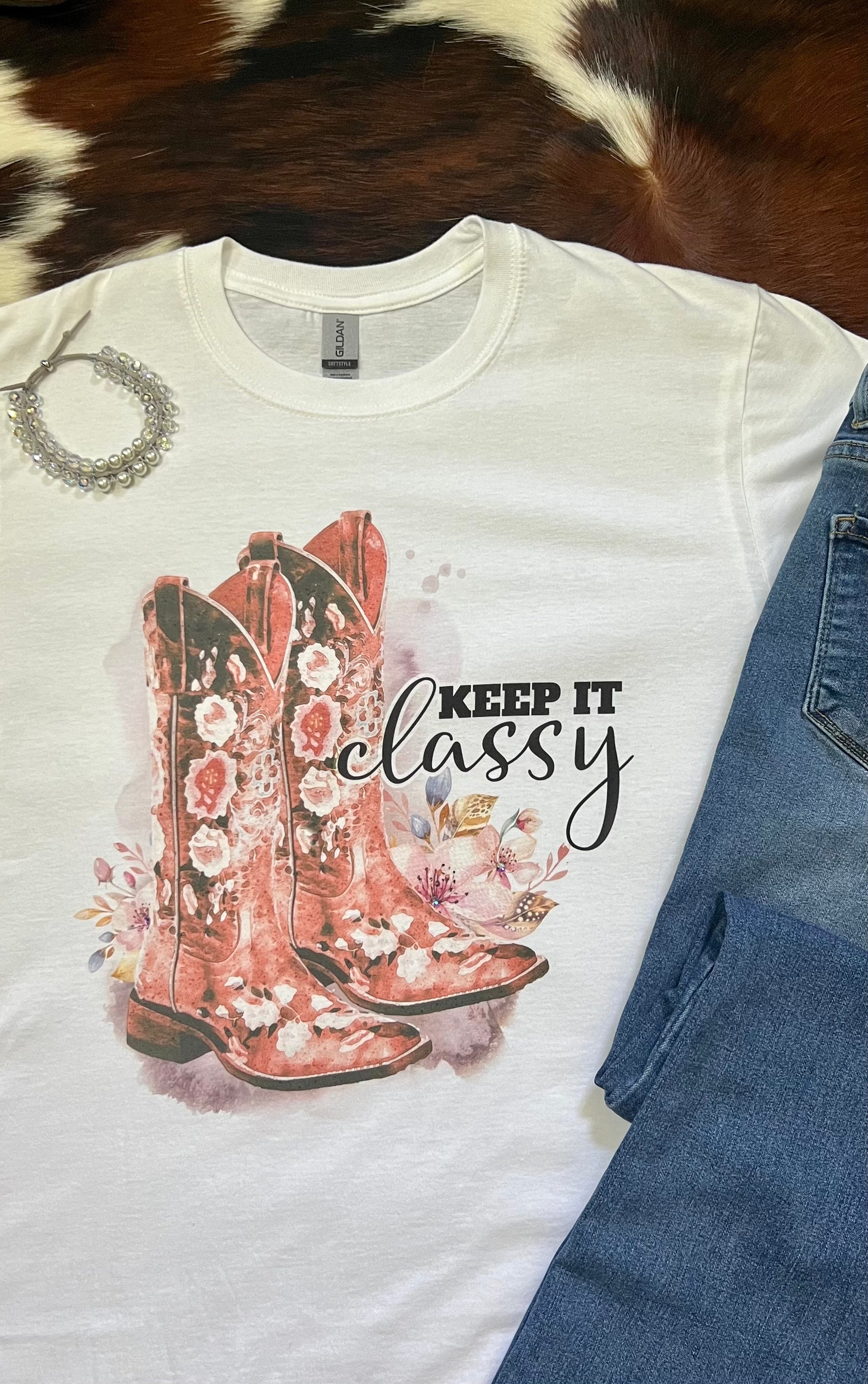 Keep It Classy Bling Tee