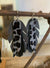 Black Leopard Feather Earrings