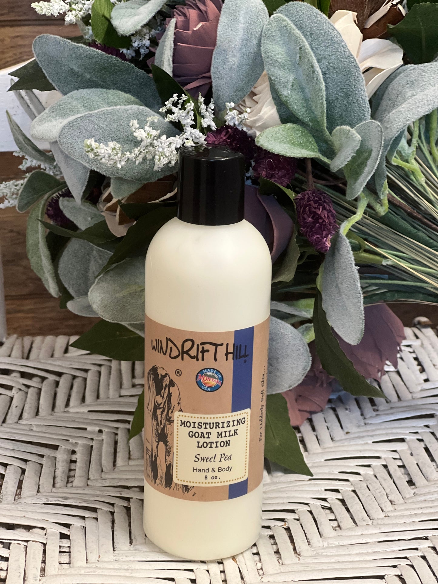 Windrift Hill Goat Milk Lotion,  Sweet Pea