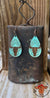 The Turquoise Longhorn Earrings